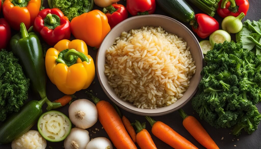 rice diet vegetarian