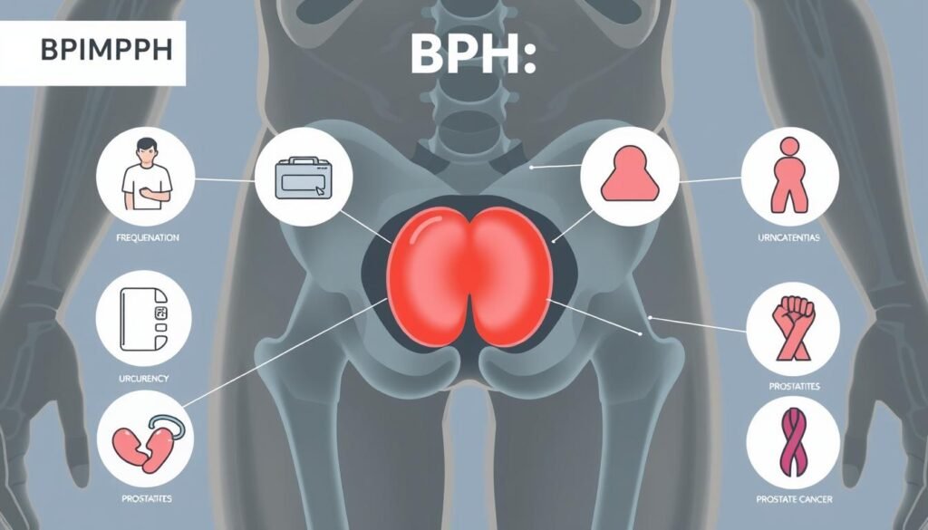BPH symptoms and other prostate-related conditions