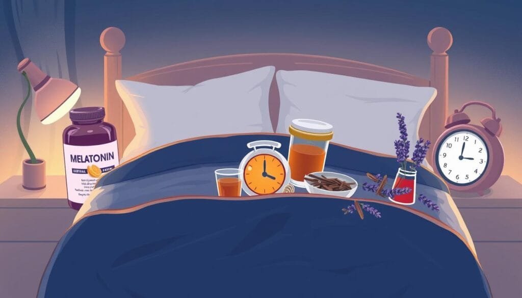 Comparing melatonin and natural sleep aids