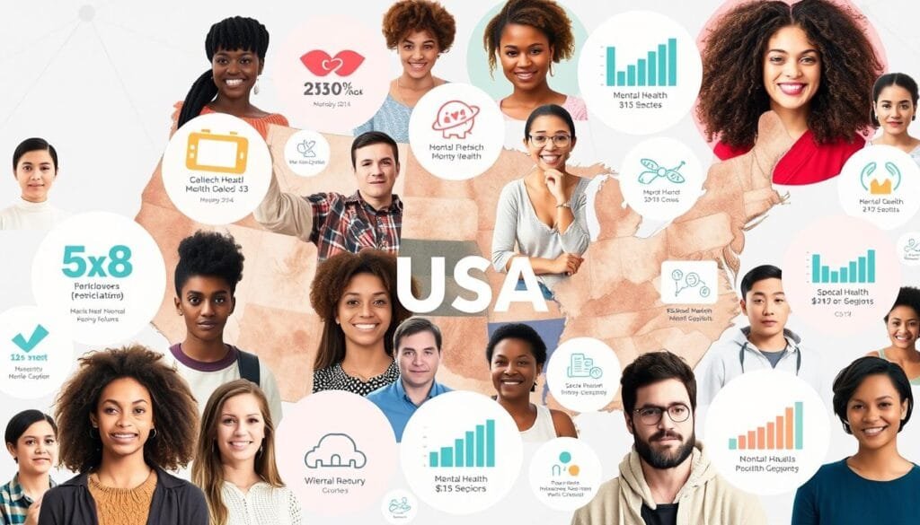 mental health statistics specific groups usa