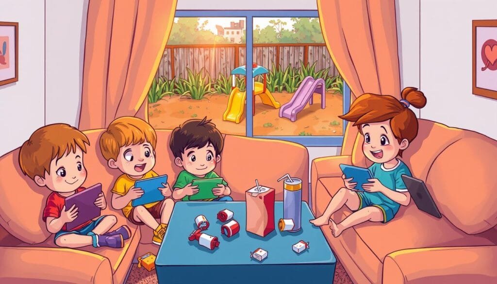 sedentary lifestyle impact on childhood obesity